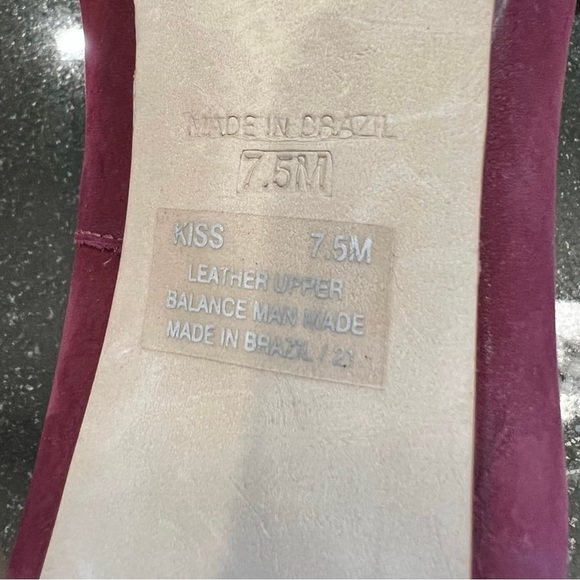 Steve Madden Kiss Layered Platform Plum Purple Heels Dual
Leather Sole Wine Red - Picture 6 of 6